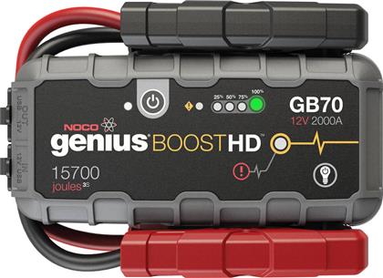 Noco GB70 Genius Boost HD Φορητός Εκκινητής Μπαταρίας Αυτοκινήτου 12V με Power Bank / USB / Φακό από το Plus4u