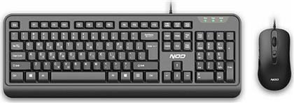 NOD BusinessPRO Wired Keyboard & Mouse Set Σετ Πληκτρολόγιο & Ποντίκι Ελληνικό