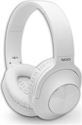 NOD Playlist Ασύρματα Bluetooth Over Ear Ακουστικά με 8 ώρες Λειτουργίας Λευκά από το Plus4u