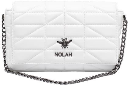 Nolah Γυναικεία Τσάντα Ώμου Λευκή