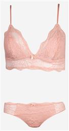 Norddiva Δαντελένιο Σετ Εσωρούχων Bralette με Brazil