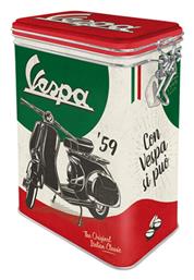 Nostalgic Art Vespa Κουτί Δημητριακών με Αεροστεγές Καπάκι Μεταλλικό 1300ml