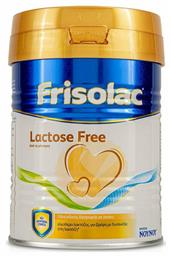 ΝΟΥΝΟΥ Γάλα σε Σκόνη Frisolac Lactose Free για 0m+ 400gr