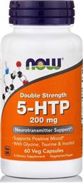 Now Foods 5-HTP Double Strength 200mg 60 φυτικές κάψουλες από το Pharm24