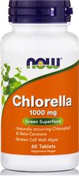 Now Foods Chlorella 1000mg 60 ταμπλέτες