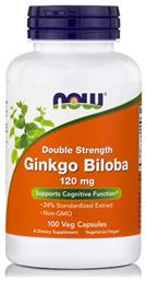 Now Foods Ginkgo Biloba 120mg 100 φυτικές κάψουλες