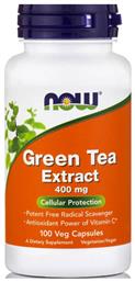 Now Foods Green Tea Extract 400mg 100 κάψουλες από το Pharm24