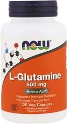 Now Foods L-Glutamine 500mg 120 κάψουλες από το Pharm24