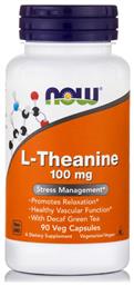 Now Foods L-Theanine 100mg 90 φυτικές κάψουλες από το Pharm24