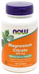 Now Foods Magnesium Citrate 100 ταμπλέτες από το Pharm24