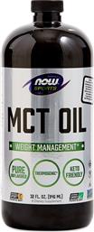 Now Foods MCT Oil Συμπλήρωμα για Αδυνάτισμα 946ml