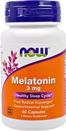 Now Foods Melatonin Συμπλήρωμα για τον Ύπνο 60 κάψουλες