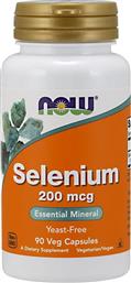 Now Foods Selenium 200mcg 90 φυτικές κάψουλες από το Pharm24