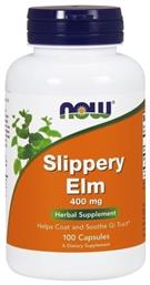 Now Foods Slippery Elm 400mg 100 κάψουλες από το Pharm24