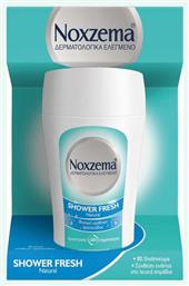 Noxzema Shower Fresh Natural Antiperspirant Αποσμητικό 48h σε Roll-On 50ml Κωδικός: 16434603 από το ΑΒ Βασιλόπουλος