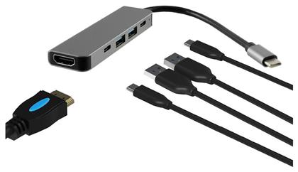 NSP N16 USB-C Docking Station με HDMI 4K PD Ethernet