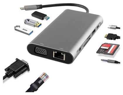 NSP N17 USB-C Docking Station με HDMI 4K PD Ethernet