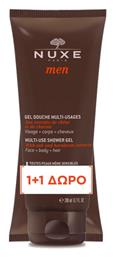 Nuxe Αφρόλουτρο σε Gel για Άνδρες για Σώμα, Μαλλιά & Πρόσωπο 2x200ml