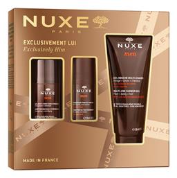 Nuxe Exclusively Him Σετ Περιποίησης για Ενυδάτωση, Καθαρισμό Σώματος & Καθαρισμό Προσώπου