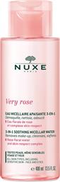 Nuxe Micellar Water Καθαρισμού Very Rose 3 in 1 Soothing για Ευαίσθητες Επιδερμίδες 400ml από το Pharm24