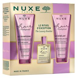 Nuxe The Luxury Routine Σετ Περιποίησης Μαλλιών για Λάμψη 3τμχ