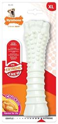 Nylabone Extreme Texture Παιχνίδι Κόκκαλο Σκύλου Μασητικό με Γεύση Κοτόπουλο XLarge Λευκό