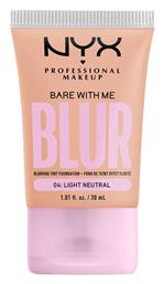 Nyx Professional Makeup Bare With Me Blur Liquid Make Up 30ml