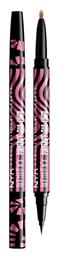 Nyx Professional Makeup Beetlejuice Pin Stripe Πινέλο Eye Liner 01 Pink Chrome