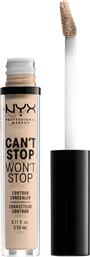 Nyx Professional Makeup Can't Stop Won't Stop Contour Liquid Concealer 2 Alabaster 3.5ml από το Galerie De Beaute