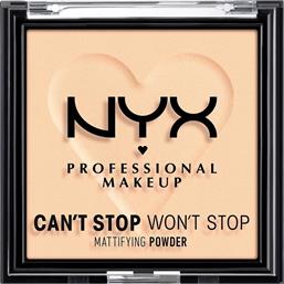 Nyx Professional Makeup Can't Stop Won't Stop Matte Powder 02 Light 6gr από το Pharm24