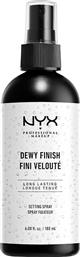 Nyx Professional Makeup Dewy Finish Setting Spray 180ml από το Galerie De Beaute