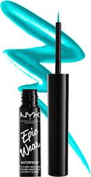Nyx Professional Makeup Epic Wear Metal Πινέλο Eye Liner Teal 3.5ml από το Attica The Department Store