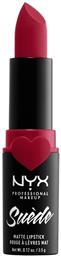 Nyx Professional Makeup Suede Matte Κραγιόν Matte 09 Spicy 3.5gr