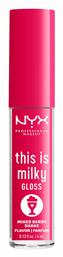 Nyx Professional Makeup This Is Milky Lip Gloss 09 Berry Shake 4ml