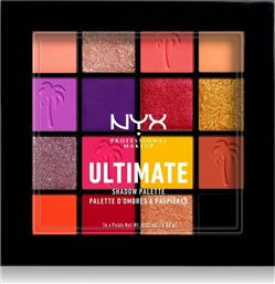 Nyx Professional Makeup Ultimate Παλέτα με Σκιές Ματιών σε Στερεή Μορφή Festival