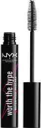 Nyx Professional Makeup Worth Hype Waterproof Mascara Black από το Pharm24