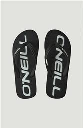 O'neill Profile Logo Flip Flops Blackout από το Troumpoukis