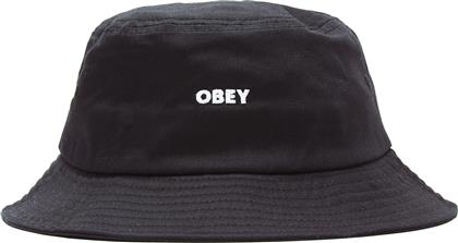 Obey Υφασμάτινo Ανδρικό Καπέλο Στυλ Bucket Μαύρο από το Cosmos Sport