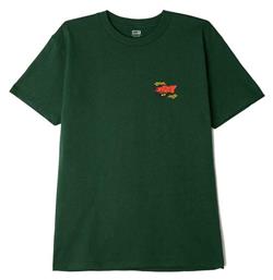 Obey Scorpion Ανδρικό T-shirt Forest Green με Στάμπα
