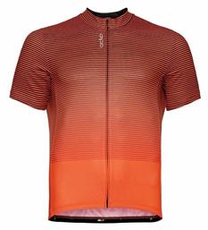 Odlo Ανδρική Κοντομάνικη Μπλούζα Ποδηλασίας Πορτοκαλί