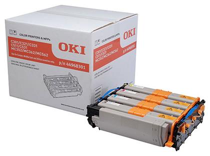 OKI 44968301 Multipack Drum Laser Εκτυπωτή Κίτρινο/Κυανό/Ματζέντα/Μαύρο 4τμχ