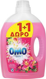 Omo Υγρό Απορρυπαντικό Ρούχων Τροπικά Λουλούδια 2x30 Μεζούρες από το e-Fresh