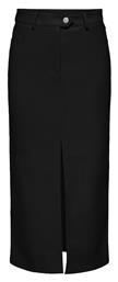 Only Δερμάτινη Ψηλόμεση Maxi Φούστα Black