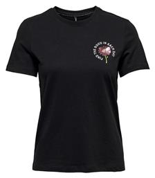 Only Γυναικείο T-shirt Μαύρο