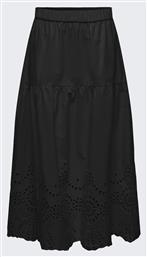 Only Ψηλόμεση Maxi Φούστα Black