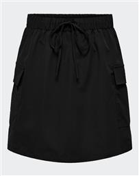 Only Ψηλόμεση Mini Φούστα σε Μαύρο χρώμα
