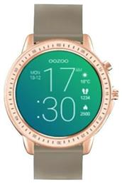 Oozoo Q00302 45mm Smartwatch με Παλμογράφο (Ροζ Χρυσό) από το Kosmima24