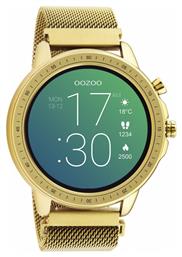 Oozoo Q00306 45mm Smartwatch με Παλμογράφο (Χρυσό)