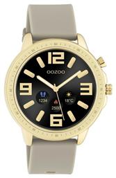 Oozoo Q00319 45mm Smartwatch με Παλμογράφο (Χρυσό/Γκρι)