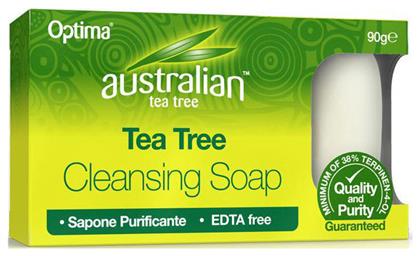 Optima Naturals Australian Tea Tree Μπάρα Σαπουνιού Καθαρισμού Προσώπου 90gr